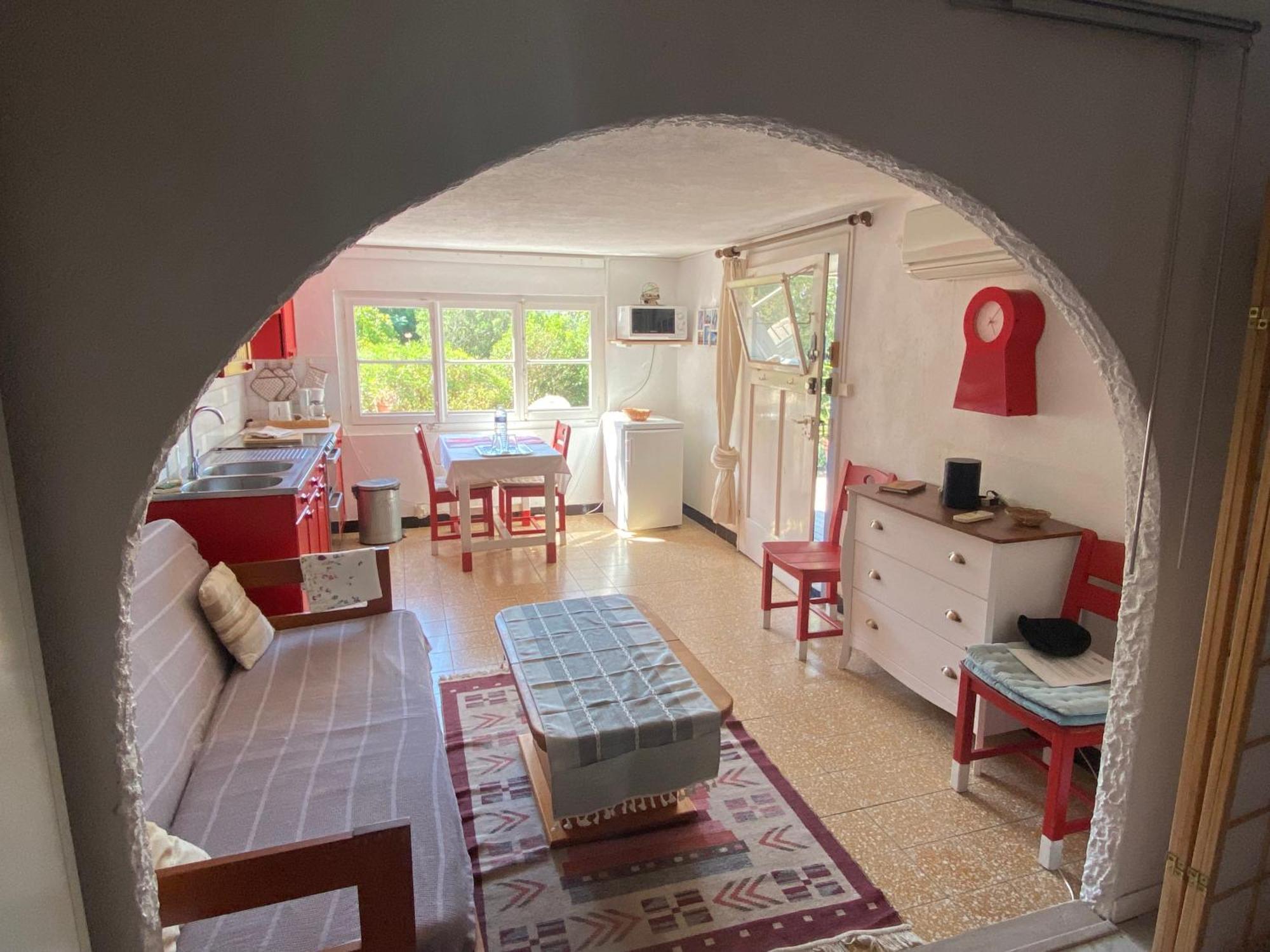 Île du LevantLes Oreades, Studio Le Marin Avec Vue Mer Imprenable公寓 外观 照片